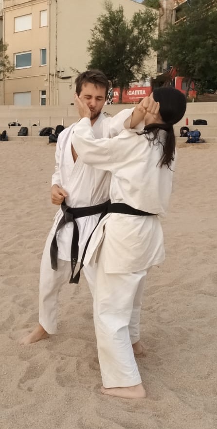 double coup avec ma partenaire lors du stage de lio